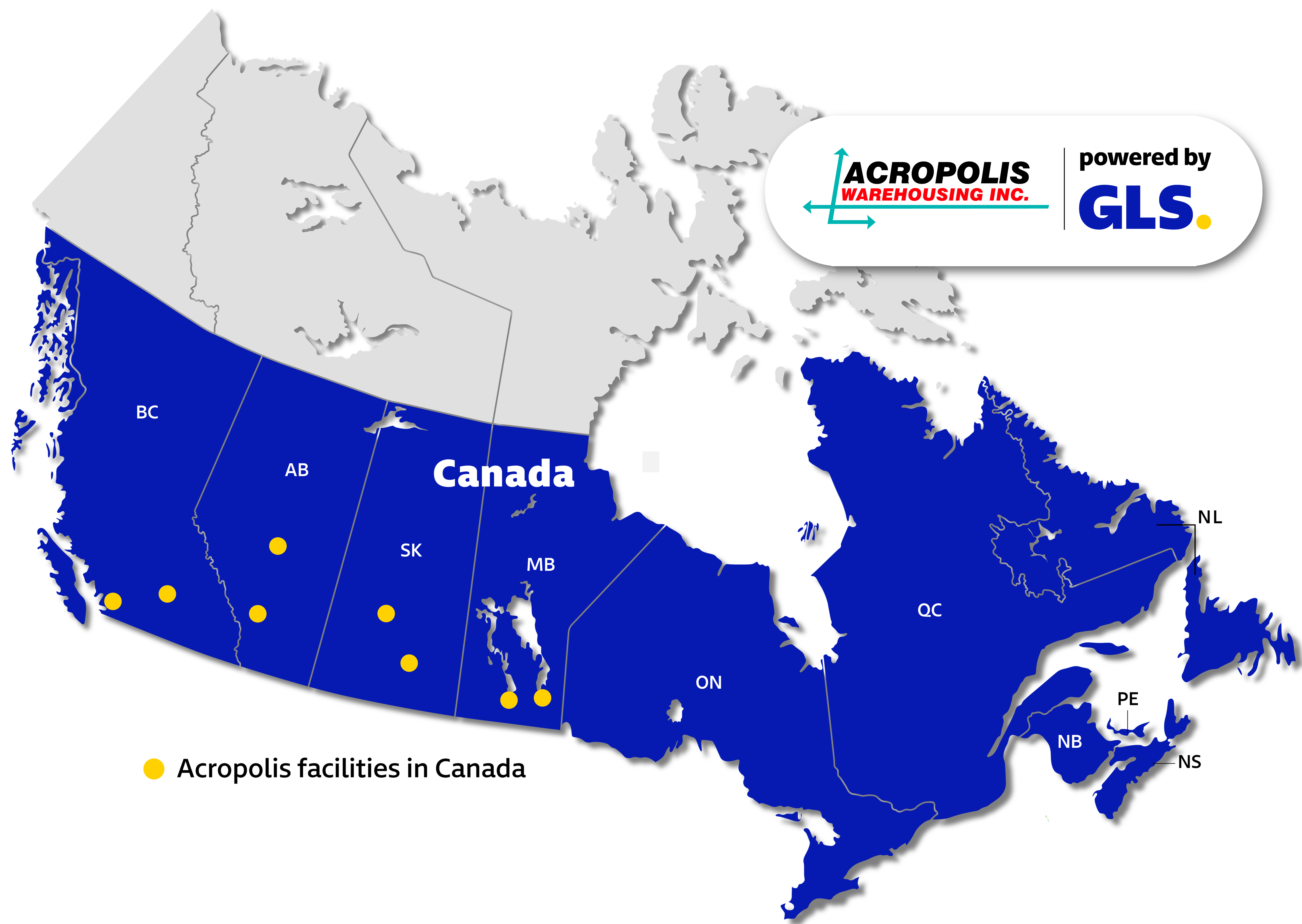 Map of Acropolis facilities