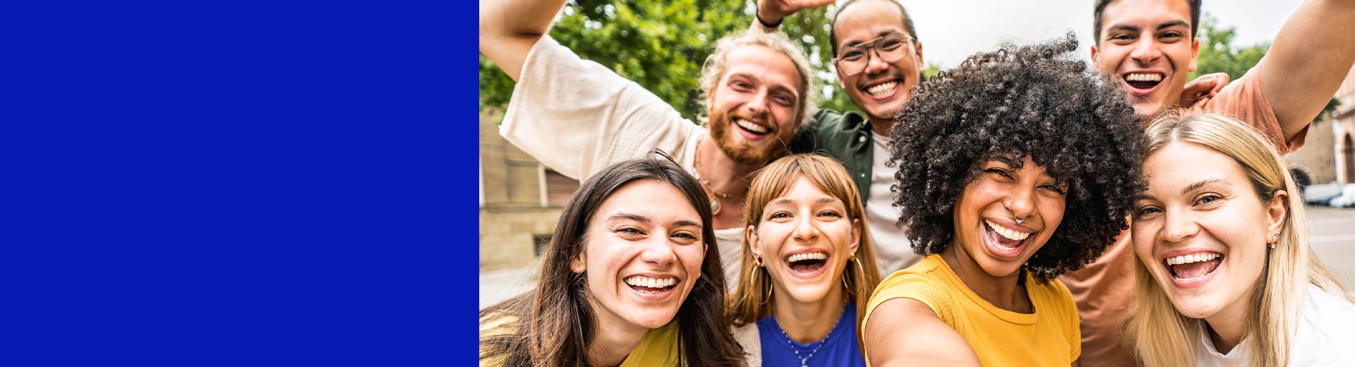 Happy people represent the “We put people first” GLS value
