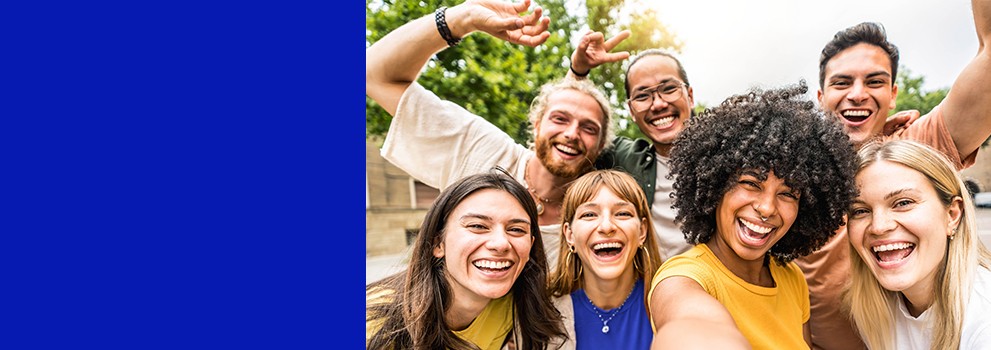 Happy people represent the “We put people first” GLS value