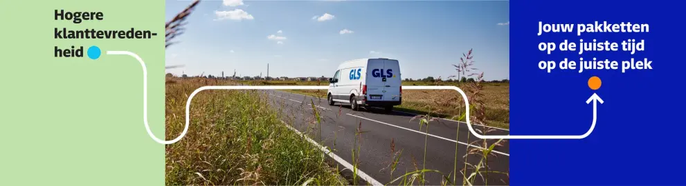 GLS Bus rijdt