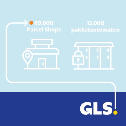 Amount of Parcel Shops and automated parcel lockers