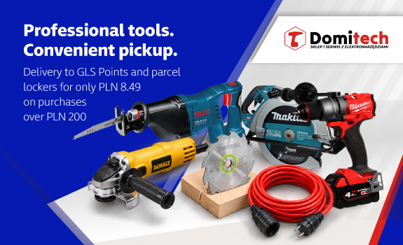 Delivery to GLS Points and parcel lockers for only PLN 8.49 on purchases over PLN 200